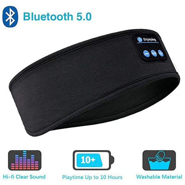 Elastic Bluetooth Headband Eye Mask